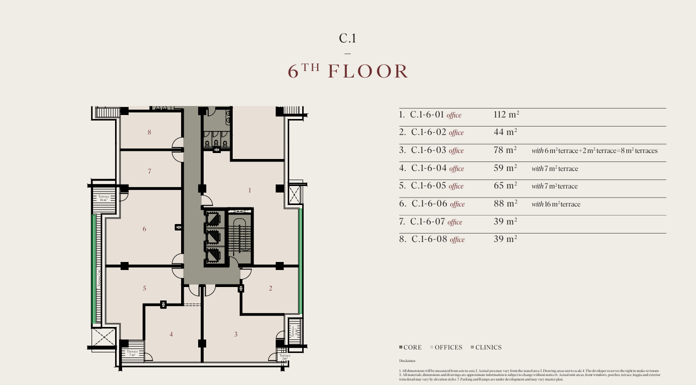 Floor Plan - مول بريدجز الشيخ زايد وان اوف وان للتطوير العقاري - Bridges Mall Sheikh Zayed