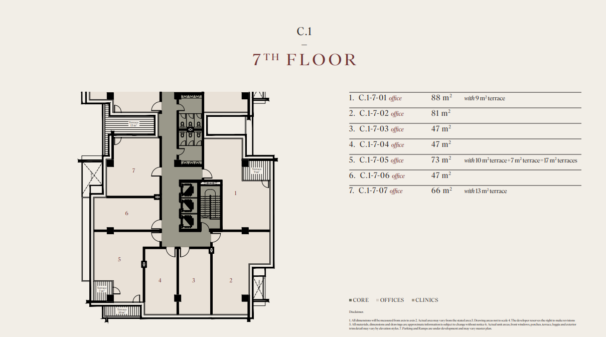 Floor Plan - مول بريدجز الشيخ زايد وان اوف وان للتطوير العقاري - Bridges Mall Sheikh Zayed