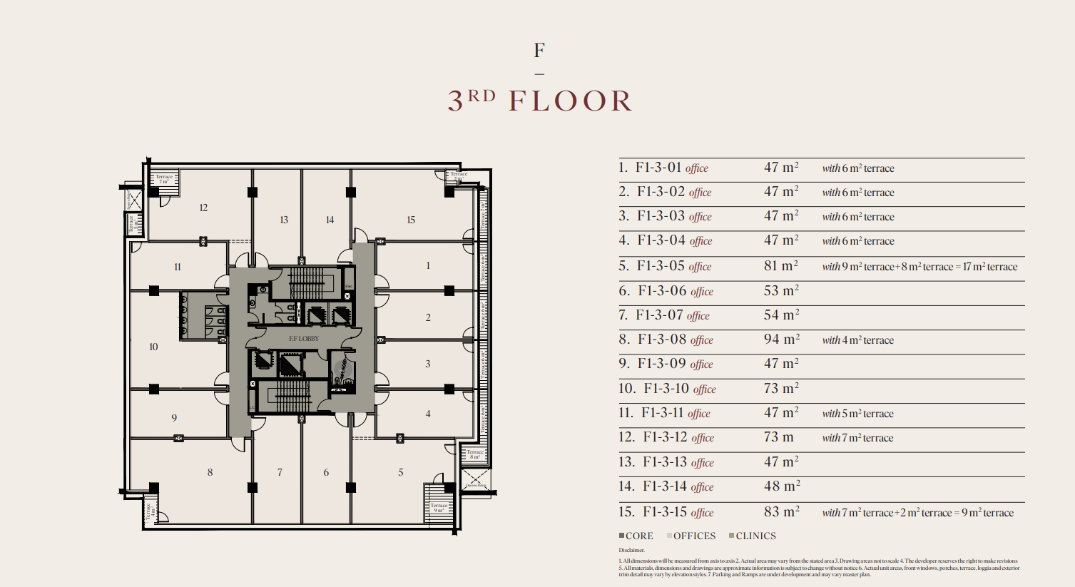 Floor Plan - مول بريدجز الشيخ زايد وان اوف وان للتطوير العقاري - Bridges Mall Sheikh Zayed