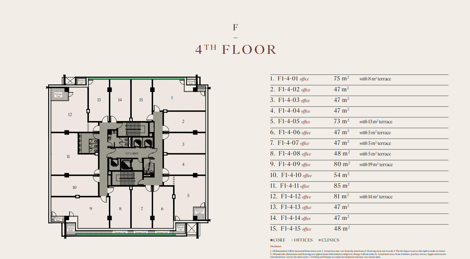 Floor Plan - مول بريدجز الشيخ زايد وان اوف وان للتطوير العقاري - Bridges Mall Sheikh Zayed