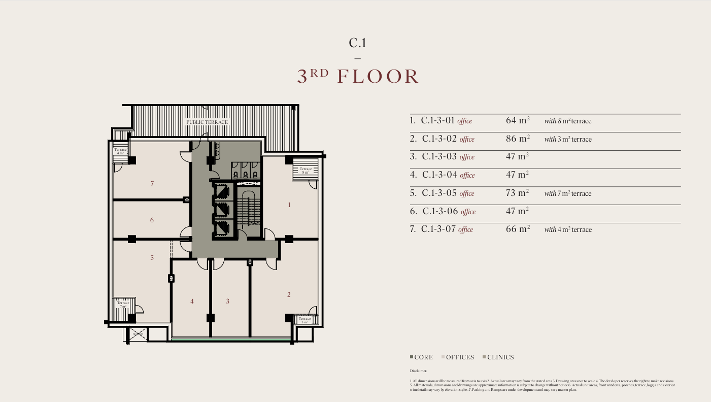 Floor Plan - مول بريدجز الشيخ زايد وان اوف وان للتطوير العقاري - Bridges Mall Sheikh Zayed