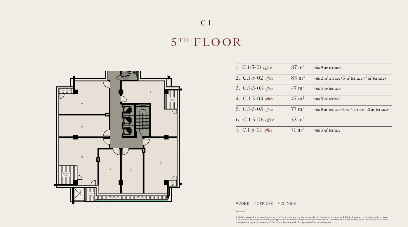 Floor Plan - مول بريدجز الشيخ زايد وان اوف وان للتطوير العقاري - Bridges Mall Sheikh Zayed