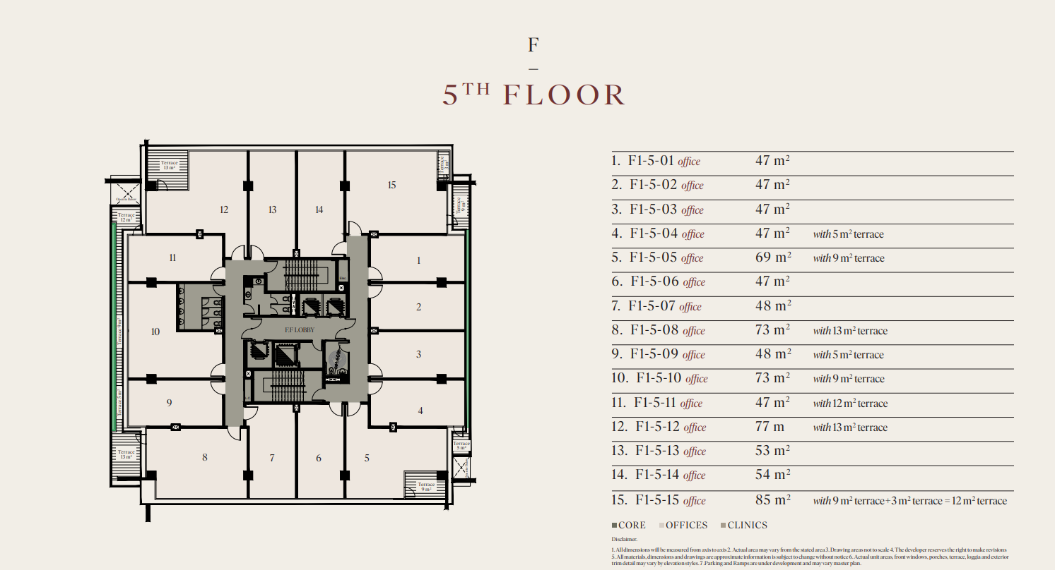 Floor Plan - مول بريدجز الشيخ زايد وان اوف وان للتطوير العقاري - Bridges Mall Sheikh Zayed
