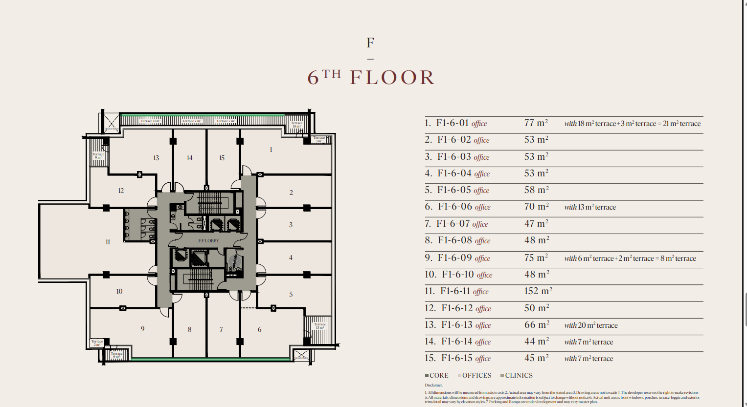 Floor Plan - مول بريدجز الشيخ زايد وان اوف وان للتطوير العقاري - Bridges Mall Sheikh Zayed