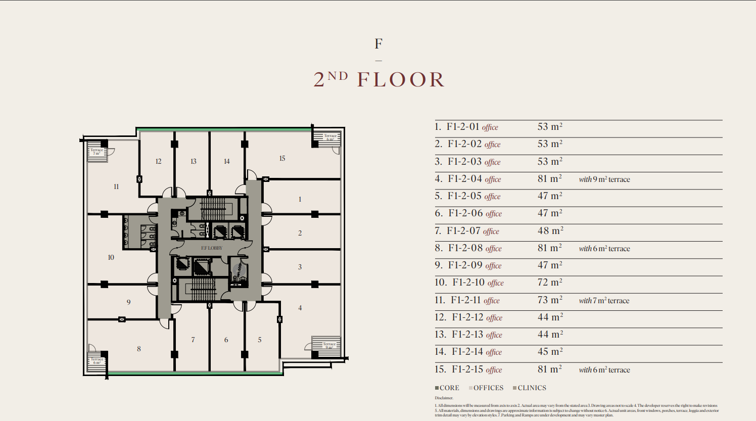 Floor Plan - مول بريدجز الشيخ زايد وان اوف وان للتطوير العقاري - Bridges Mall Sheikh Zayed