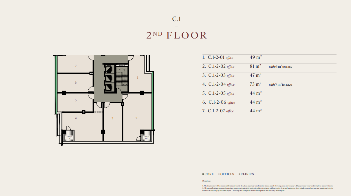 Floor Plan - مول بريدجز الشيخ زايد وان اوف وان للتطوير العقاري - Bridges Mall Sheikh Zayed