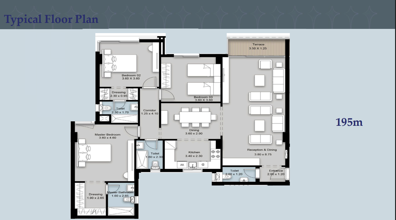 Floor Plan - Najm Compound New Cairo Royal Developments