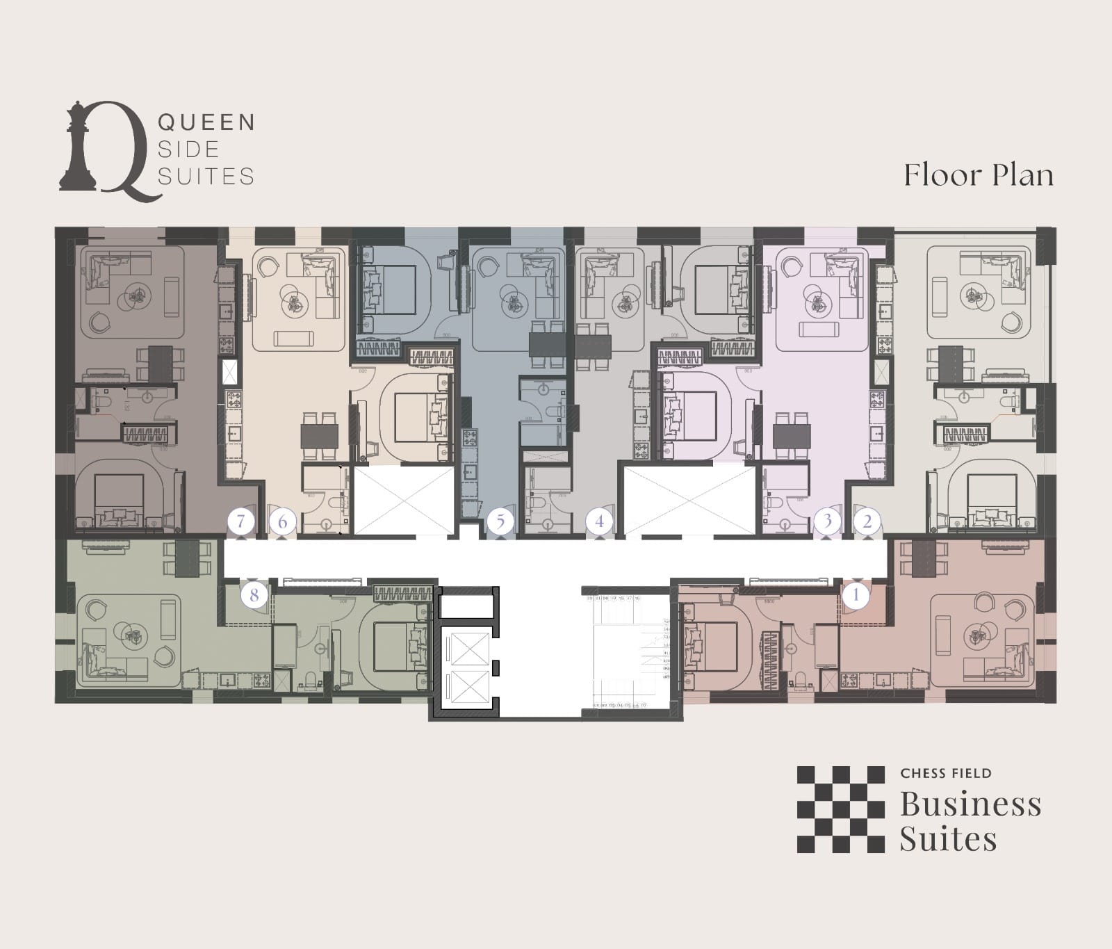 Business Suites floor plan