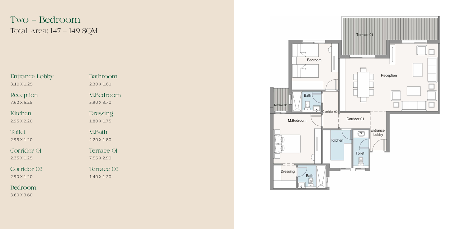 Oak Residences-Stone Park floor plan