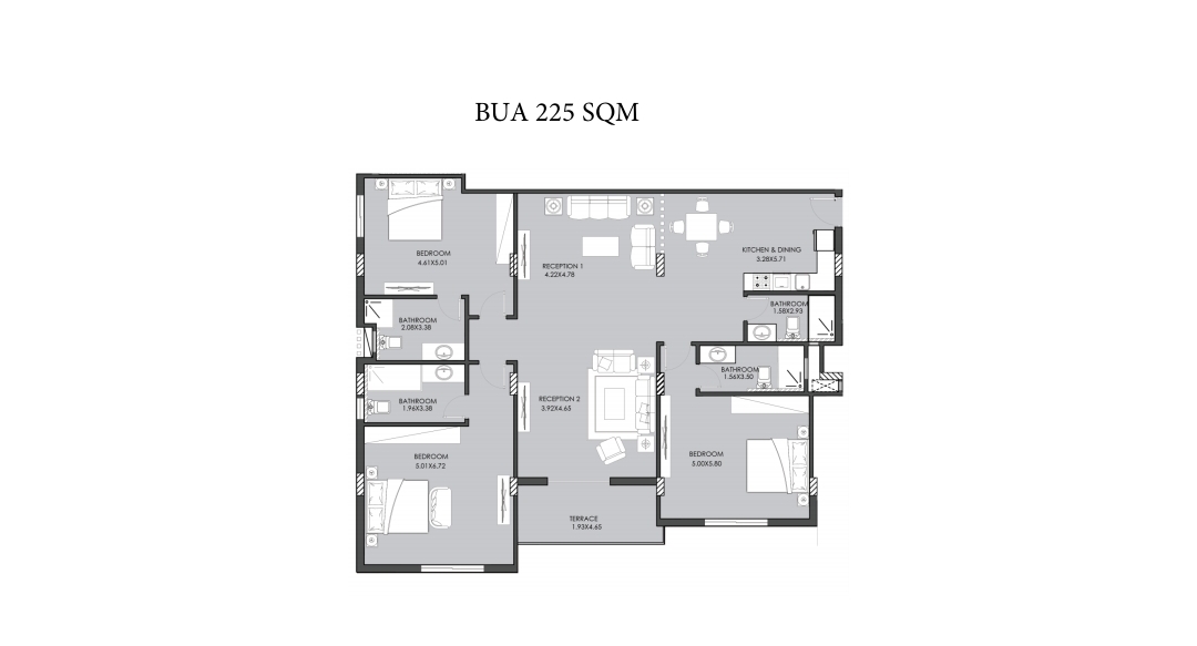 دايركشن وايت اويستر floor plan