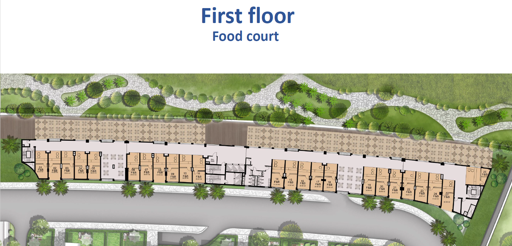 دى جويا 2 ستريب مول floor plan