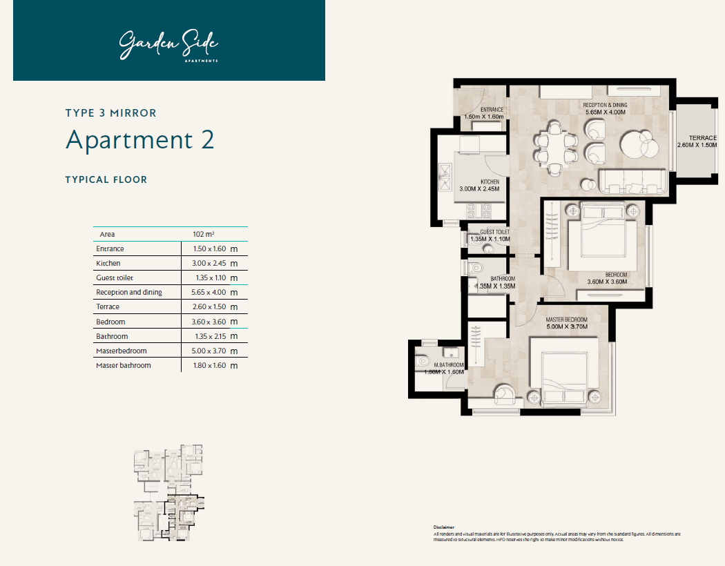 Garden Side floor plan