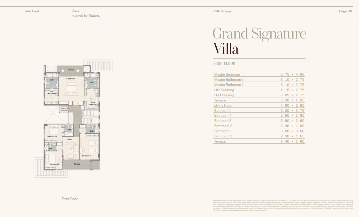 Telal East floor plan