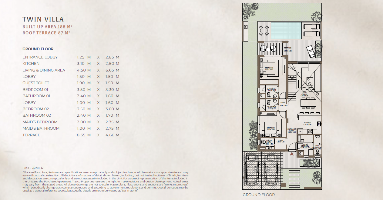 الماظه راس سوما مارينا جيت floor plan