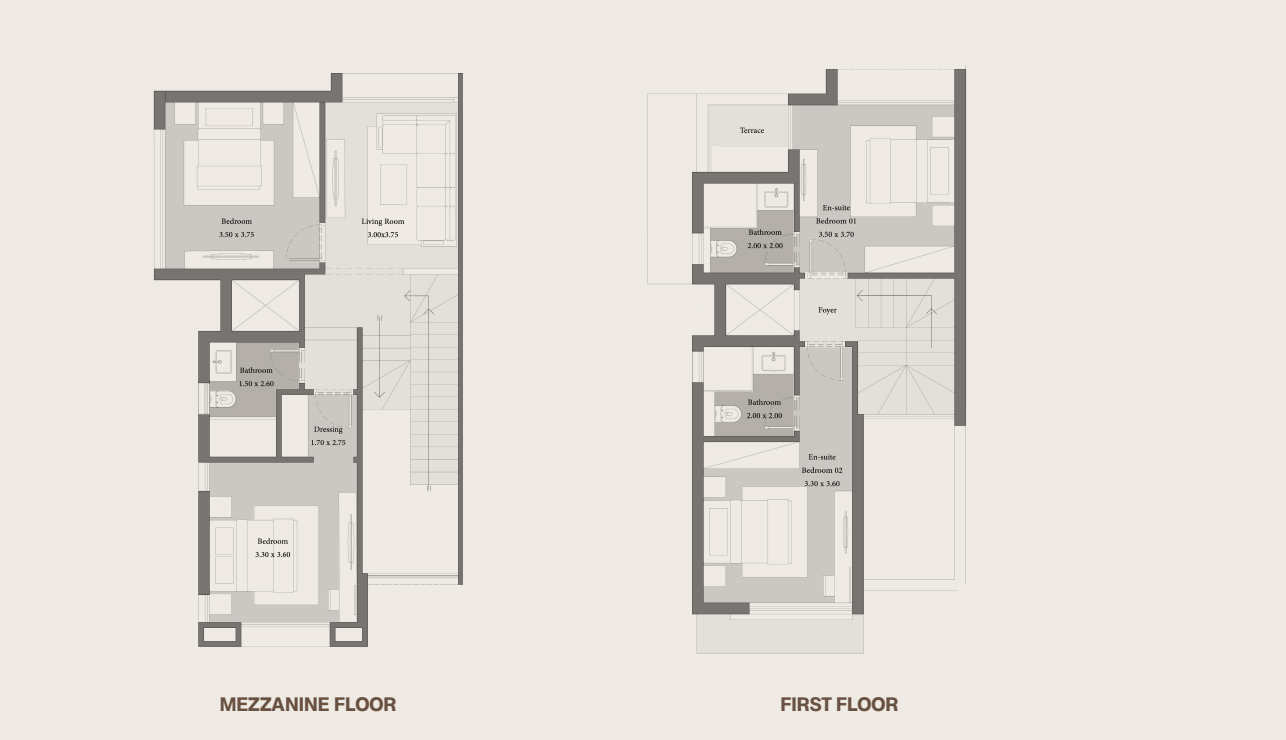 باين لاينز floor plan