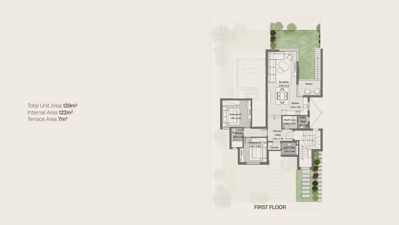 باين لاينز floor plan