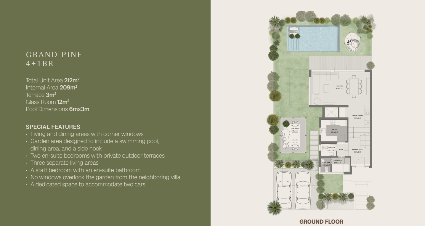 باين لاينز floor plan