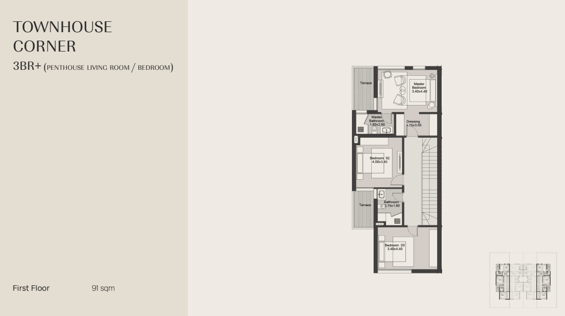نورث فيلاز -هيلز اوف وان floor plan