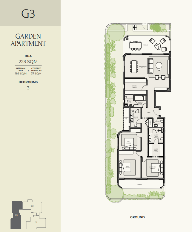 Crescent Walk South floor plan