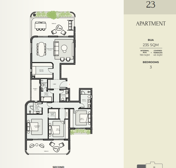 Crescent Walk South floor plan
