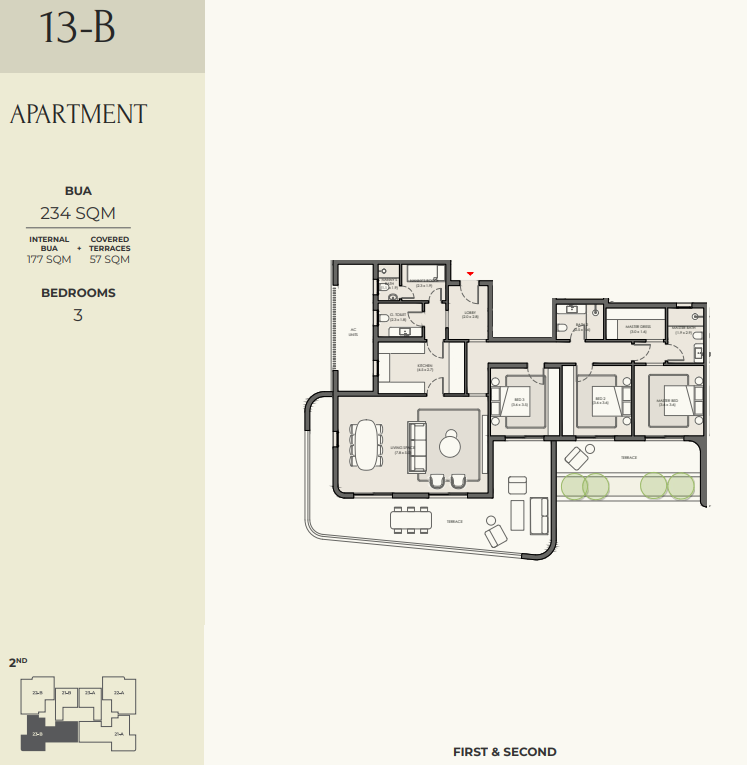 كريسنت ووك floor plan