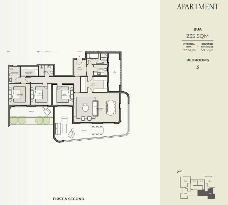 كريسنت ووك floor plan