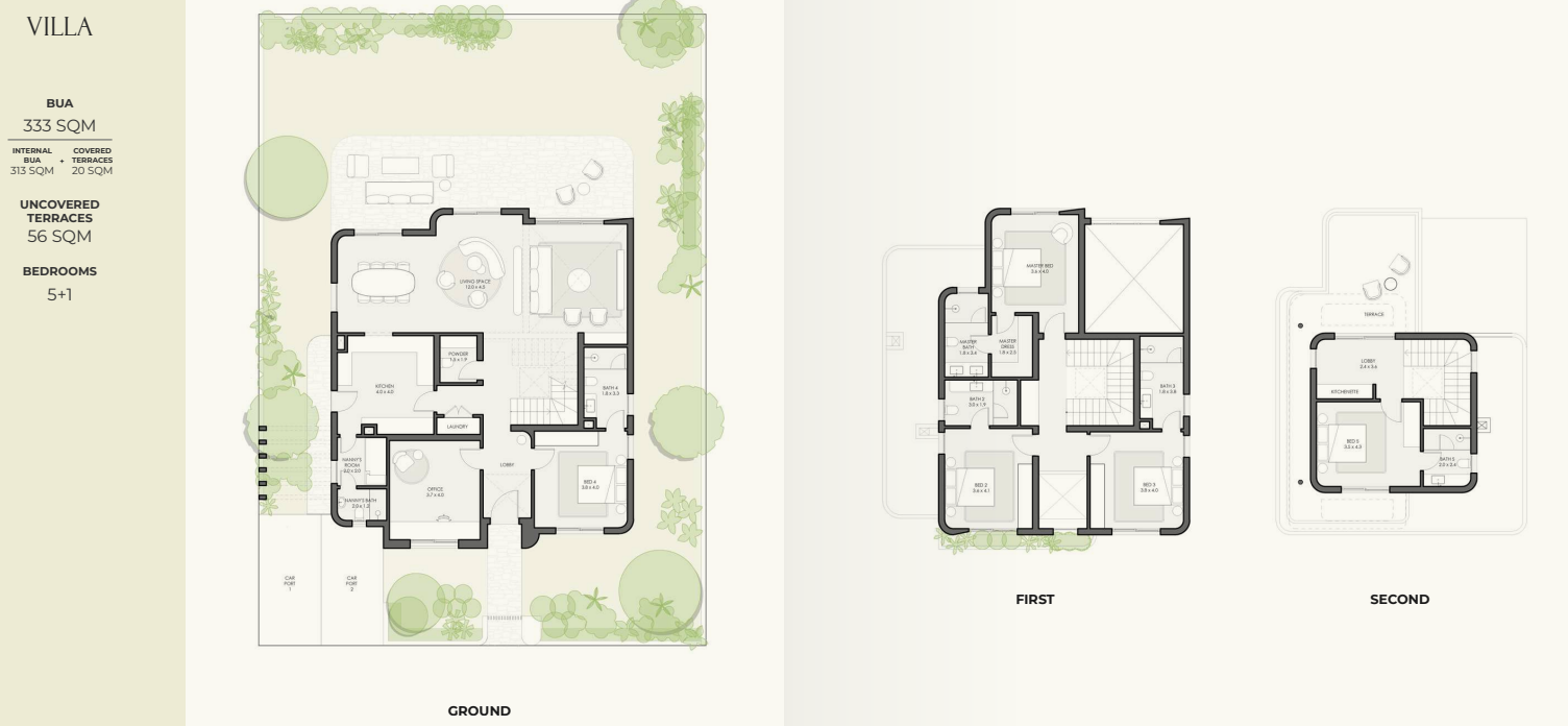 كريسنت ووك floor plan