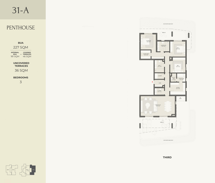 كريسنت ووك floor plan