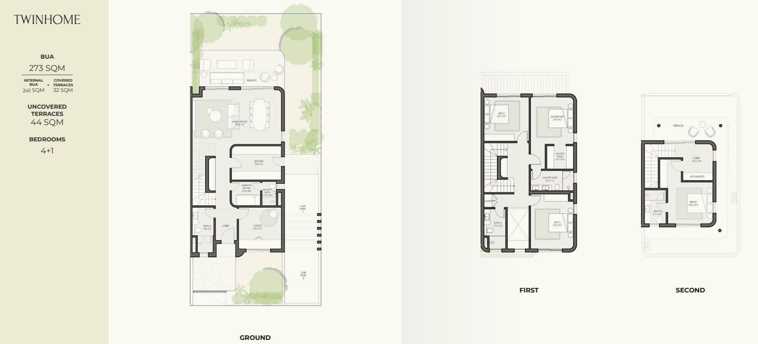 كريسنت ووك floor plan