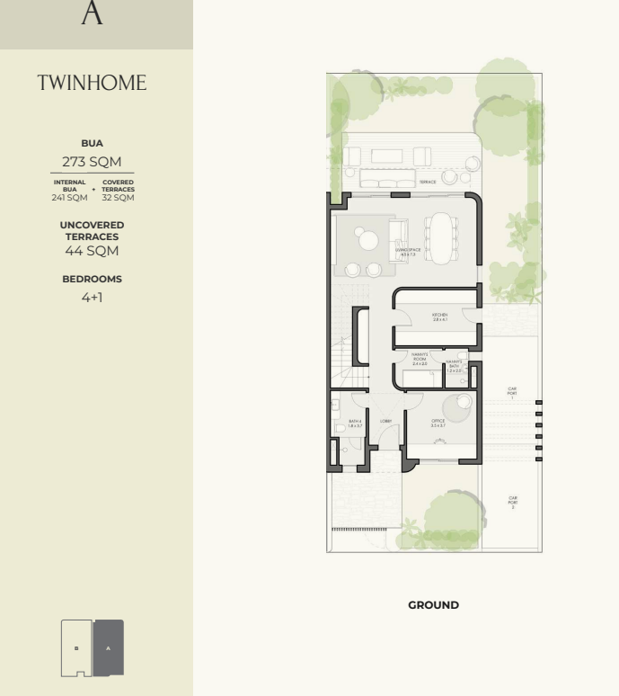 كريسنت ووك floor plan