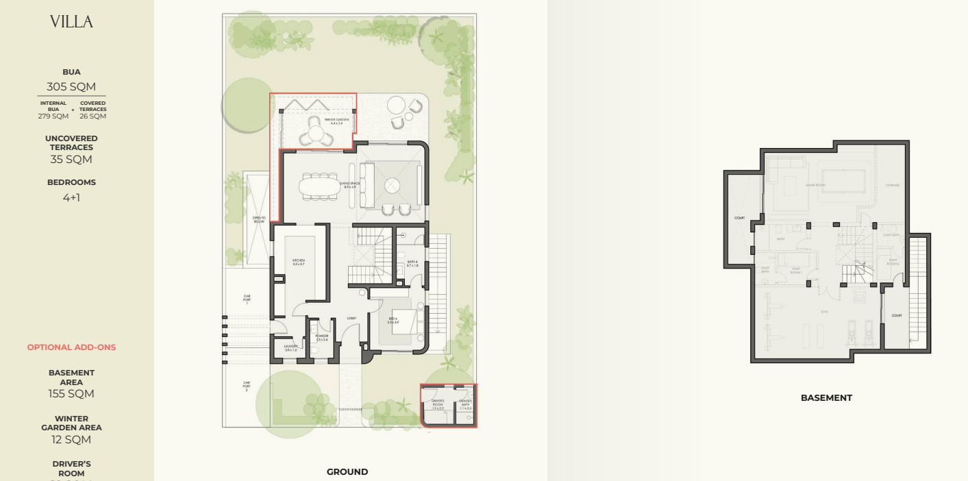 كريسنت ووك floor plan