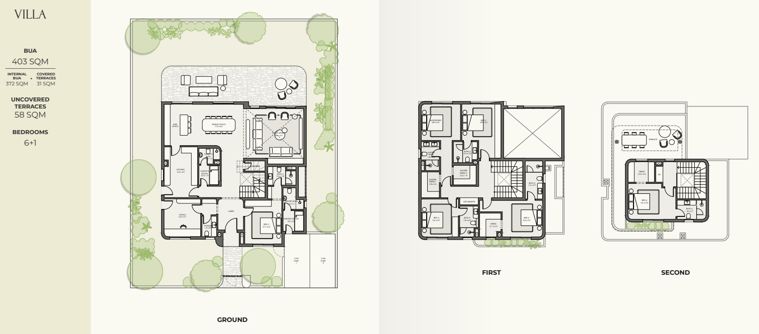 كريسنت ووك floor plan