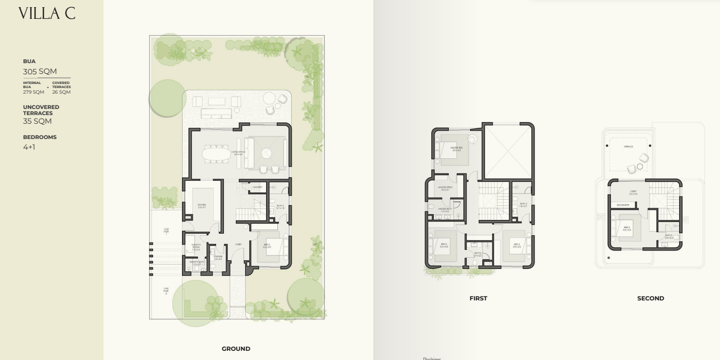 كريسنت ووك floor plan