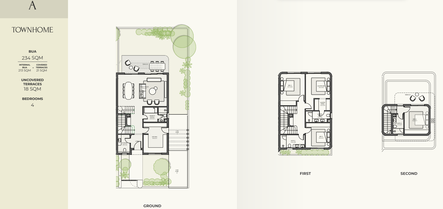 كريسنت ووك floor plan