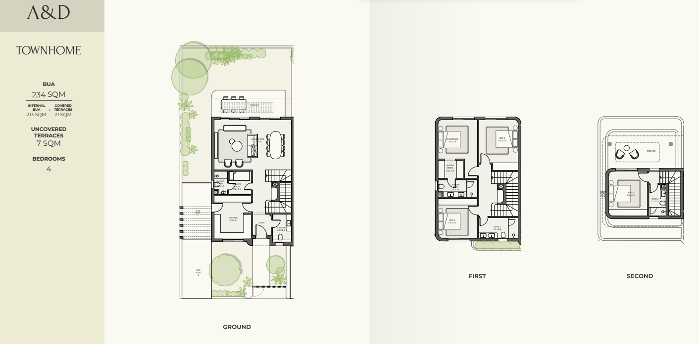 كريسنت ووك floor plan