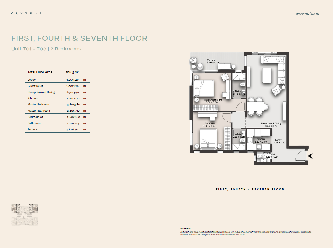 Plan 4 - Central Water Residences