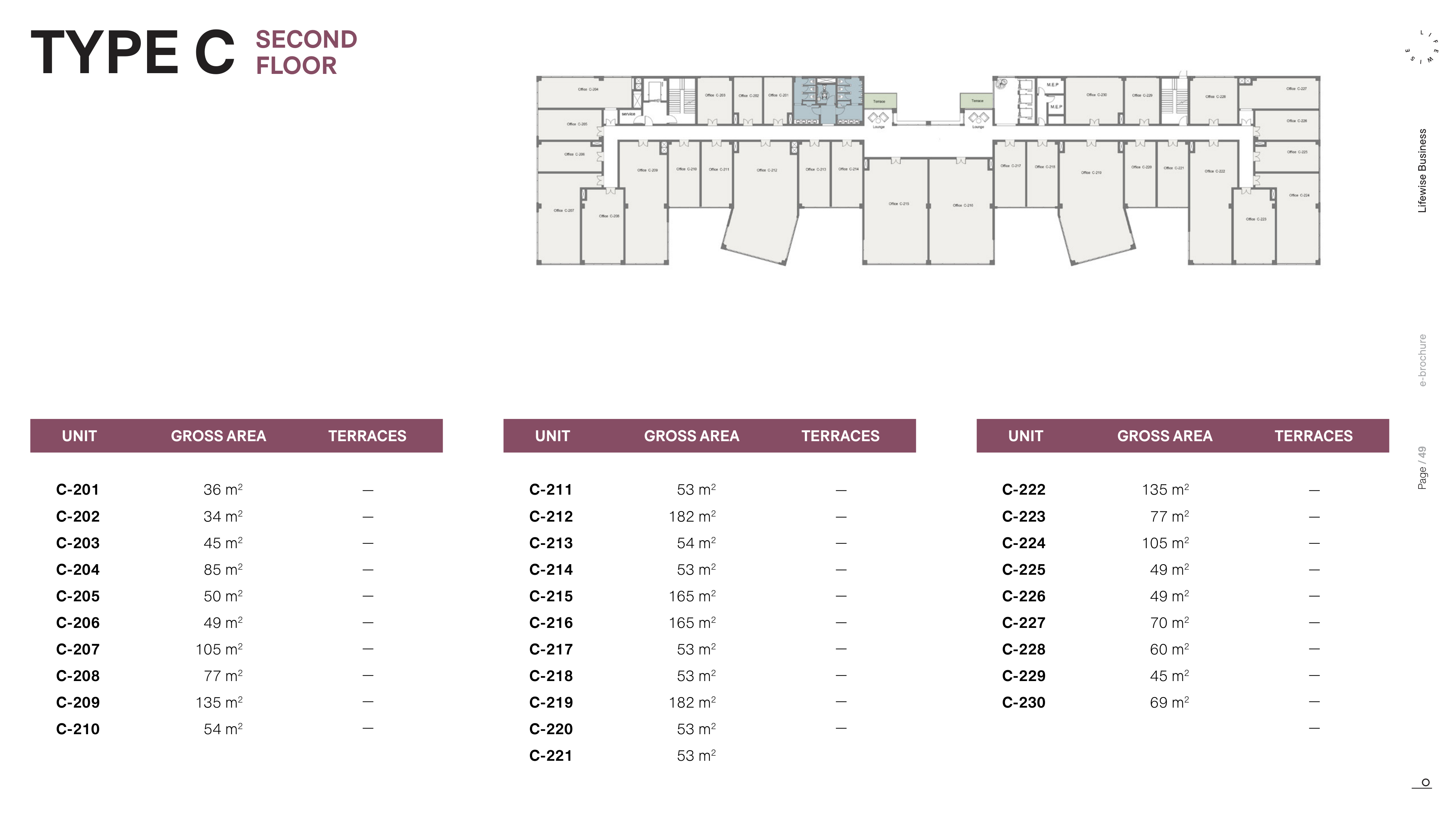 لايف وايز بيزنيس floor plan
