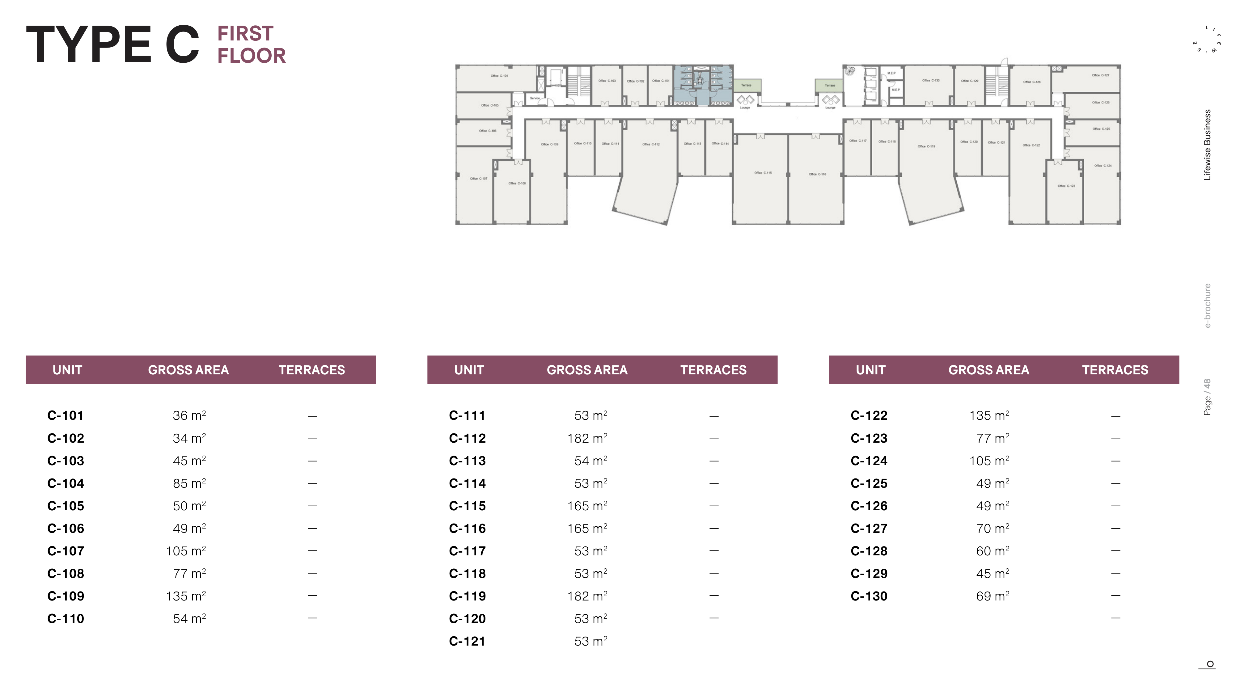 لايف وايز بيزنيس floor plan