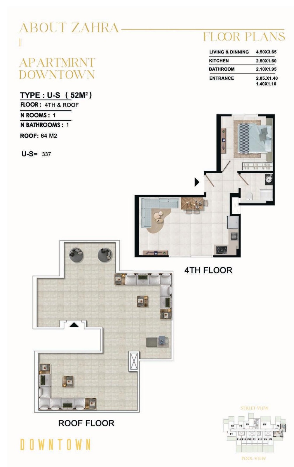 Zahra Down Town floor plan