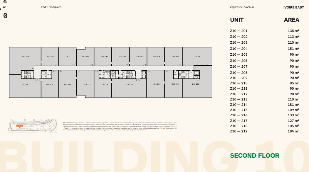 Plan 8 - ZAG East