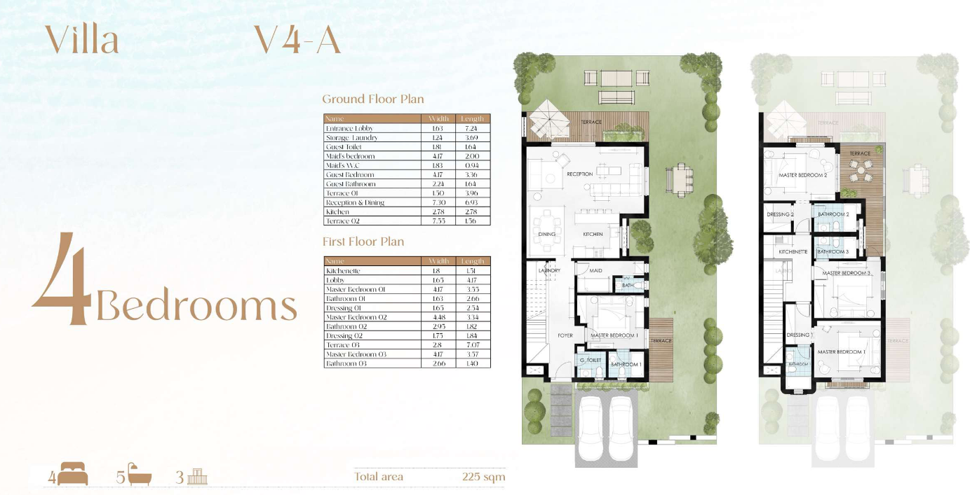 روتس-بيت البحر floor plan