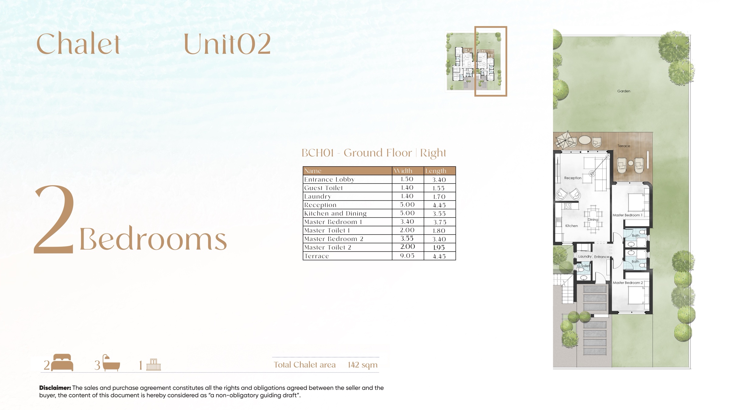 روتس-بيت البحر floor plan