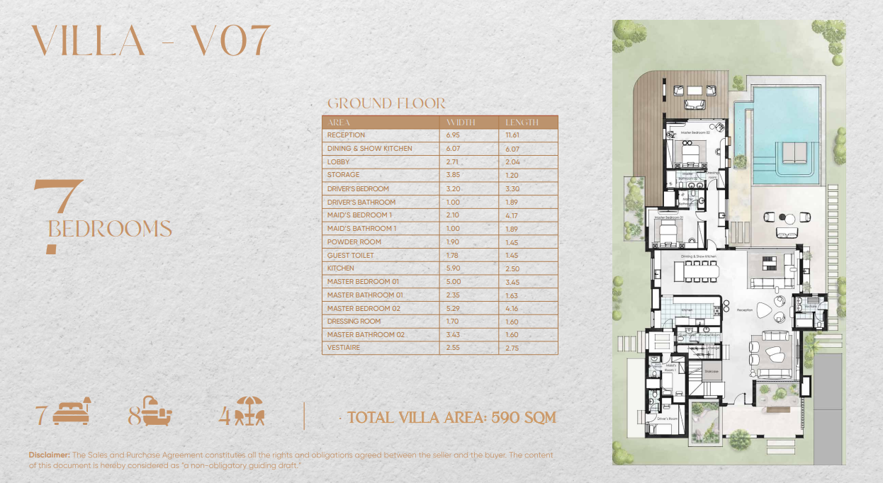 روتس-بيت البحر floor plan
