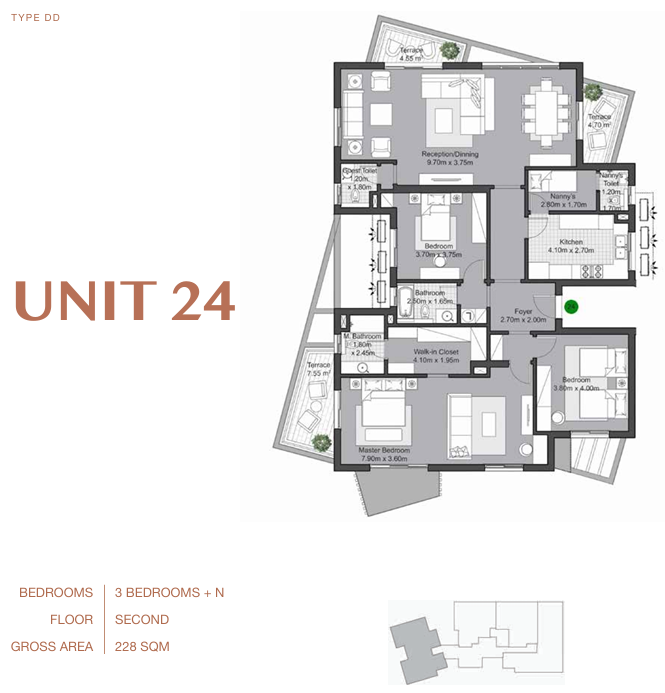 في ريزيدنس - فيليت floor plan