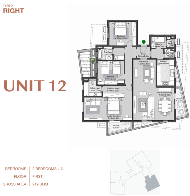 في ريزيدنس - فيليت floor plan
