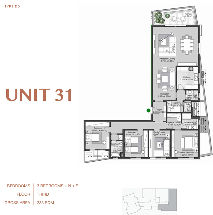 في ريزيدنس - فيليت floor plan