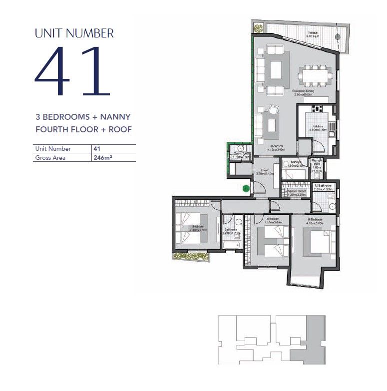 في ريزيدنس - فيليت floor plan