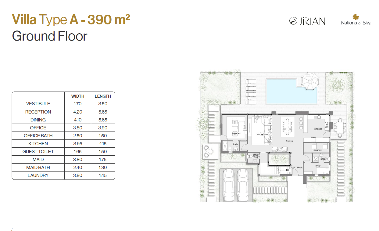 Floor Plan - Jirian - Nations of Sky