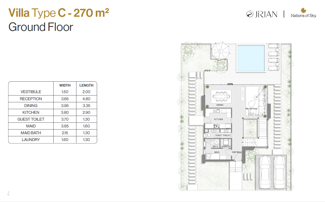 Floor Plan - Jirian - Nations of Sky