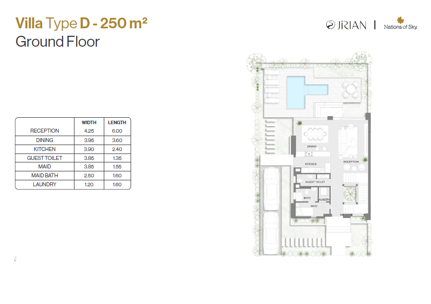Floor Plan - Jirian - Nations of Sky